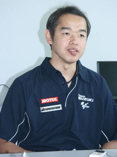  Technical Manager της Rizla Suzuki, Shinichi Sahara