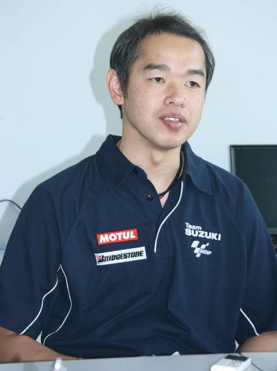 Technical Manager της Rizla Suzuki, Shinichi Sahara