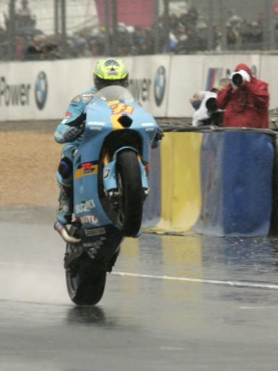 Le Mans 2007: O Chris Vermeulen πανηγυρίζει την πρώτη -και μοναδική ως τώρα- νίκη της καριέρας του
