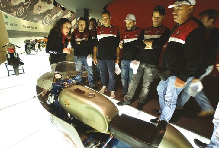 Μαθήματα ιστορίας στο μουσείο Ducati