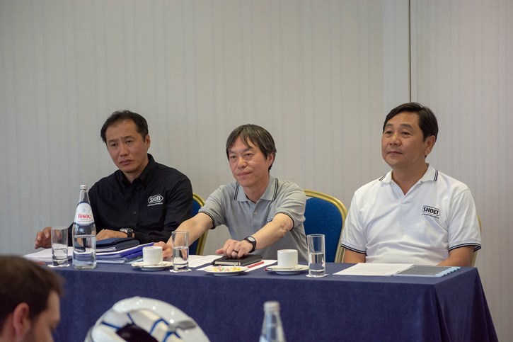 Από αριστερά, Kazuhito Sekiguchi, Shintaro Ohno και Kenichiro Ishida.